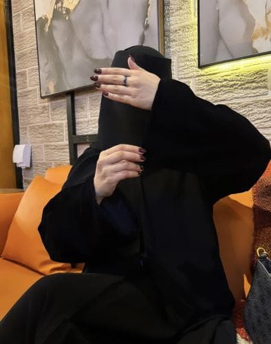 Velvet Sleeves Abaya